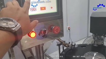 Máy viền nắp hủ yến| Máy viền nắp hủ yến tự động| Máy viền nắp hủ thủy tinh