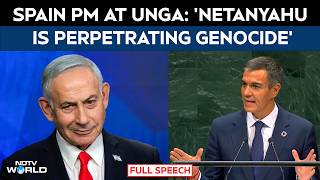 FULL: Spain PM's Blistering Attack On Israel At UNGA: 'Netanyahu Is Perpetrating Genocide' screenshot 5