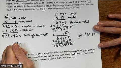 5th Grade Math Chapter 4 Review