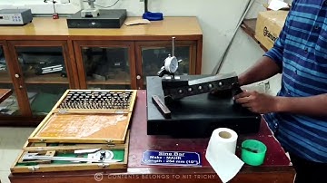 Metrology Lab Demonstration videos 5  Study of Sine Bar and Slip Gauges