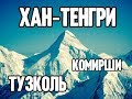 Ущелье КОМИРШИ, соленое озеро ТУЗКОЛЬ, вид на ХАН-ТЕНГРИ, Алматинская область, Раимбекский район