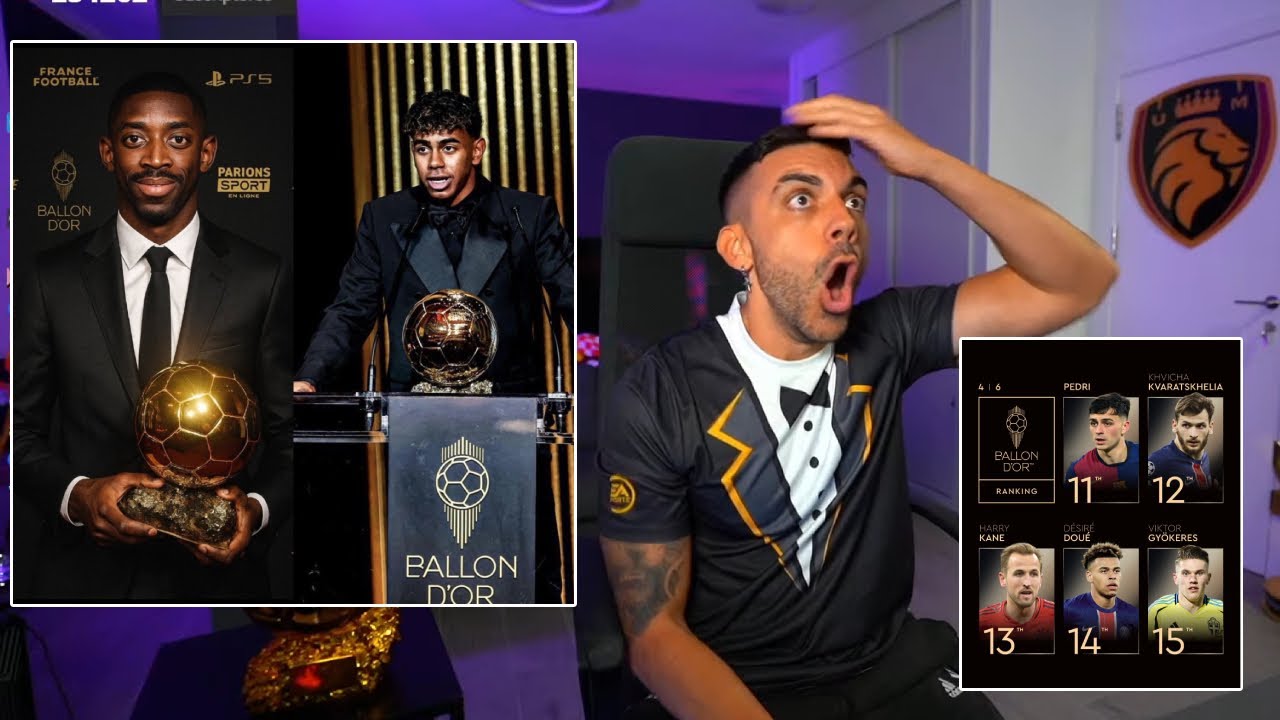 DjMaRiiO REACCIONA AL TOP 30 DEL BALÓN DE ORO 2025