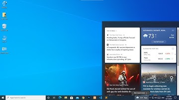 How to enable News and Interests on the taskbar in Windows 10
