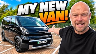 I've Ditched Diesel!!..Meet My New KIA EV Work Van