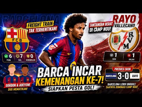 77sinha x actoto888 - Prediksi Barcelona vs Rayo Vallecano | MESIN GOL BARU FLICK GAK BISA BERHENTI!