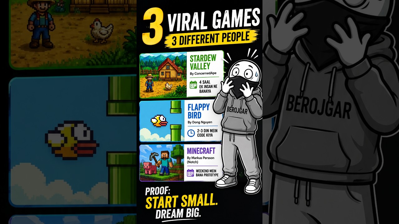 Game Banane Ke Liye Team Zaroori Hai? 🤔 #gamedev #gaming