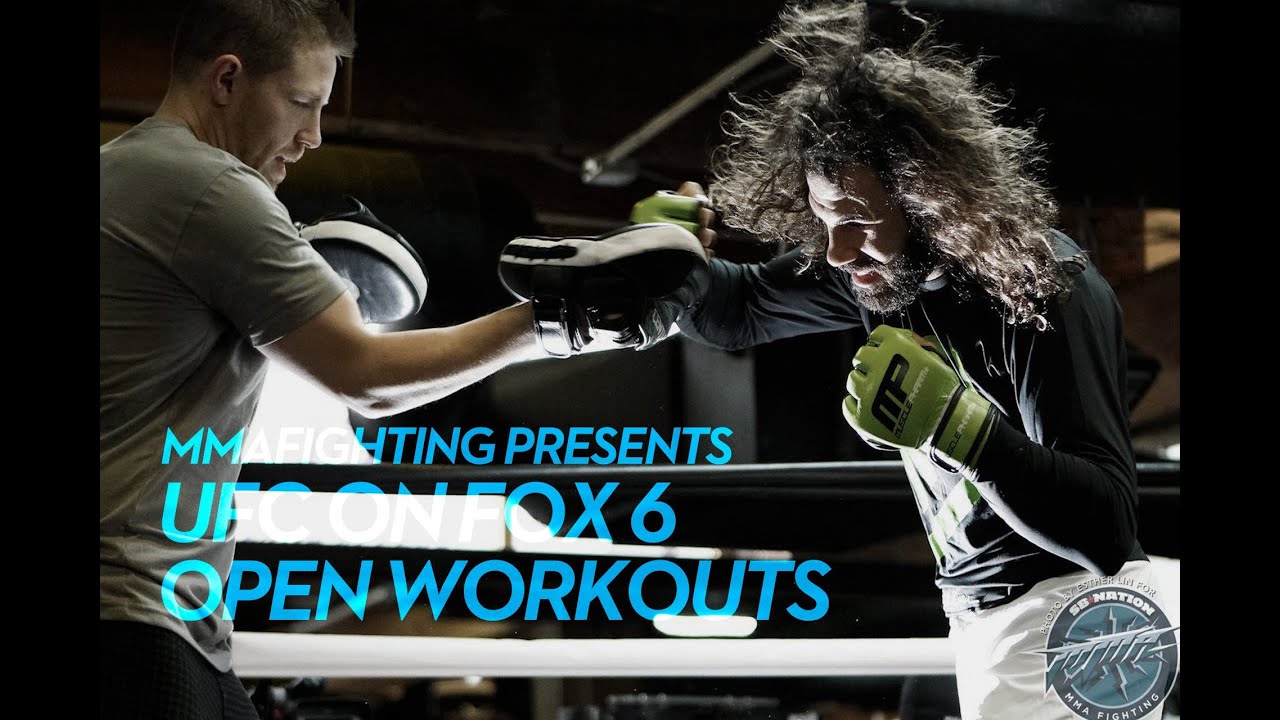 UFC on FOX 6 open workout video