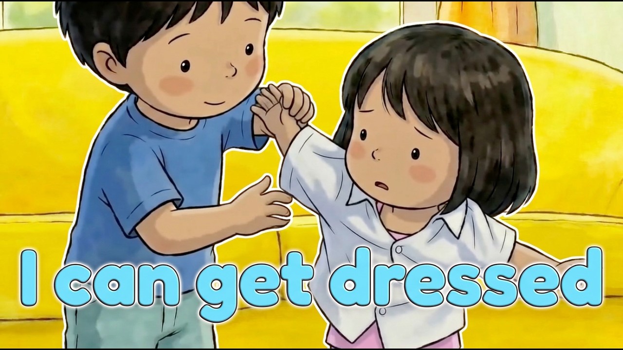 Time to Get Dressed Song for Toddlers 👕 | Learn to Dress | Morning ...