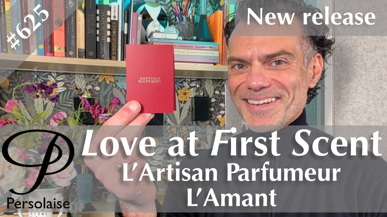 Inky delights - L'Artisan Parfumeur L'Amant perfume review on Persolaise Love At First Scent ep 625