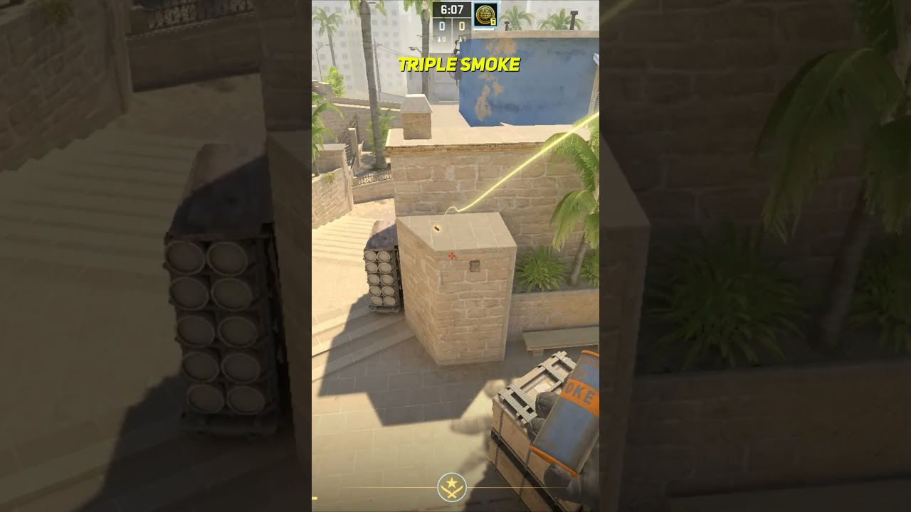 The Best Way To Smoke Triple Mirage CS2 