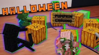 Monster School in Real Life Episode 12: Halloween Party - Minecraft Animation