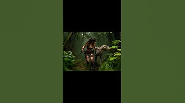 Jurassic Park Inspired AI Generated Survivor with a Raptor companion Using ChatGPT and KlingAI