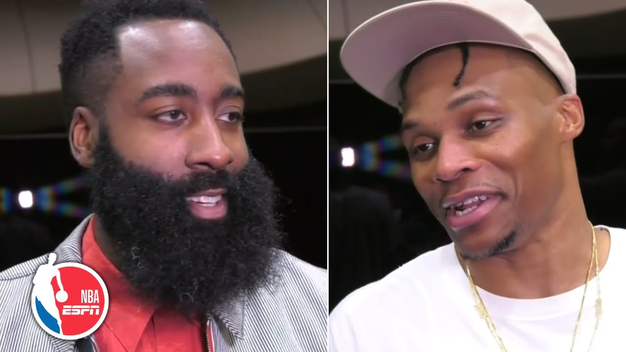 James Harden Says His Beard Protected Him From The Ball That Hit His Face Nba On Espn Youtube