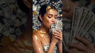 Eating dollar bill 😱. ASMR-STYLE in a money-themed world. #aiart #mukbang #artivive #artyoutuber
