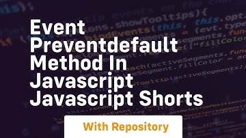 Event preventdefault method in javascript javascript shorts