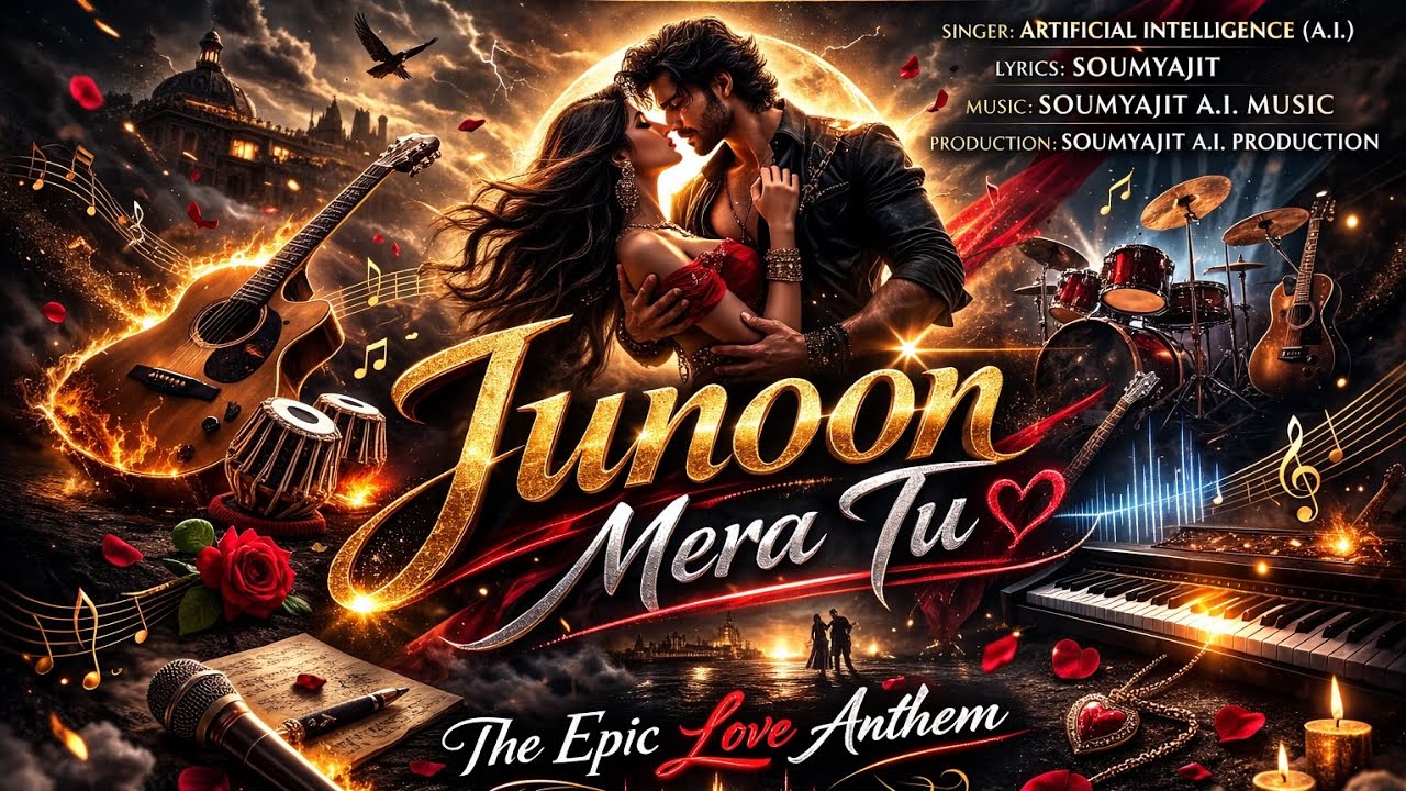 Junoon Mera Tu | Epic Bollywood Love Anthem 2026 | Soumyajit A.I. Music | Official Song @tseries 
