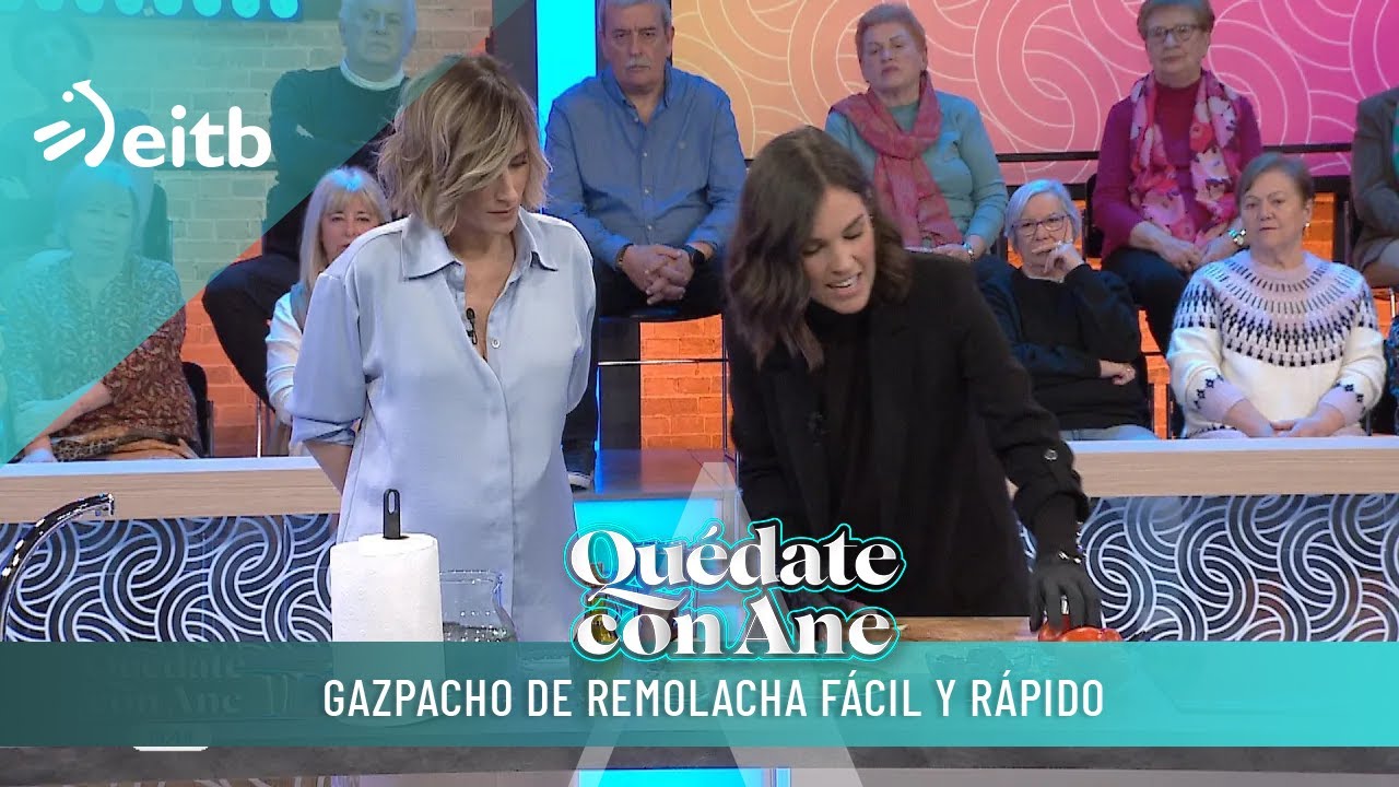 Gazpacho de remolacha fácil y rápido con Aitana Ávila