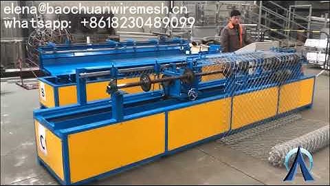 2m 3m 4m 5m 6m chain link fence machine +86 182 3048 9099