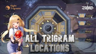 Aquaville HIDDEN QUEST! All Trigrams Locations - Tower of Fantasy