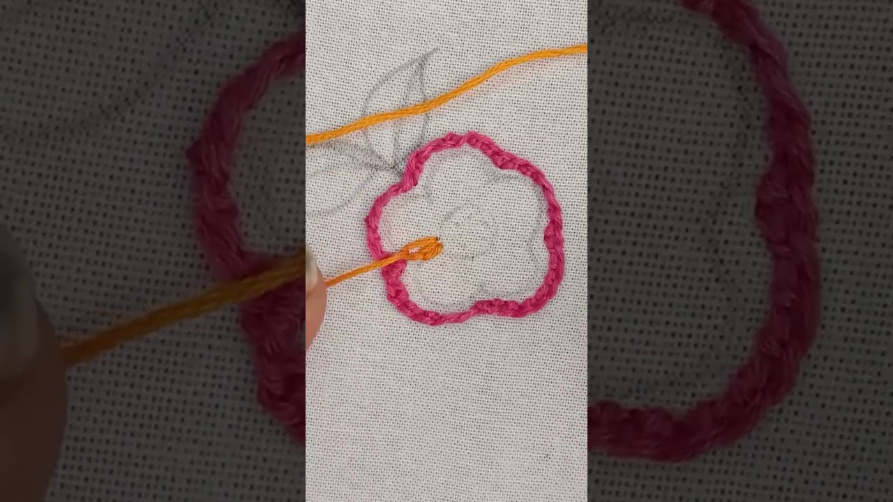 easy flower embroidery designs 