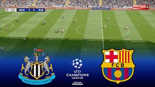 🔴Newcastle vs Barcelona - UEFA Champions League 2026 | Pes 21 Gameplay Simulation screenshot 3