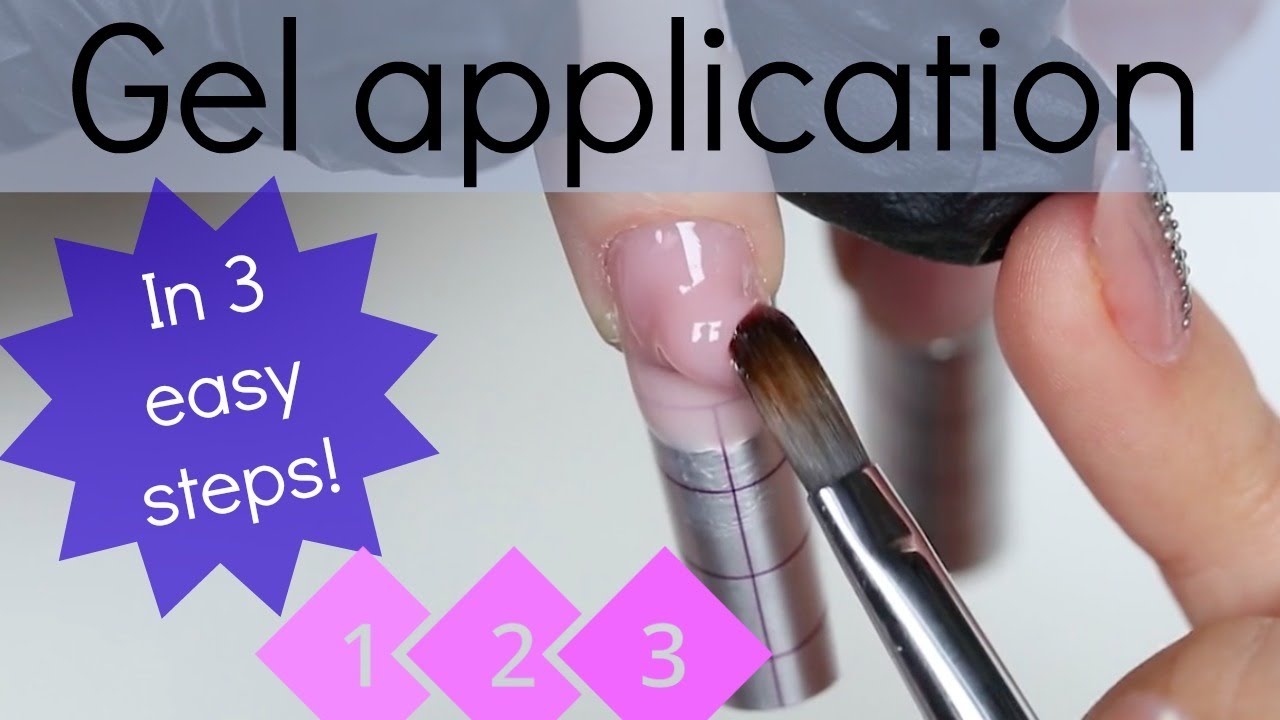 How to apply UV nail gel like a pro | Fast Application & filing ...