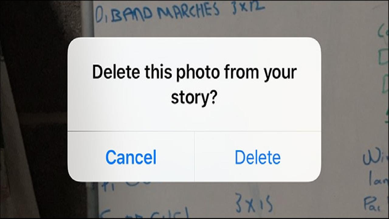 How To Delete A Photo From Instagram Story
