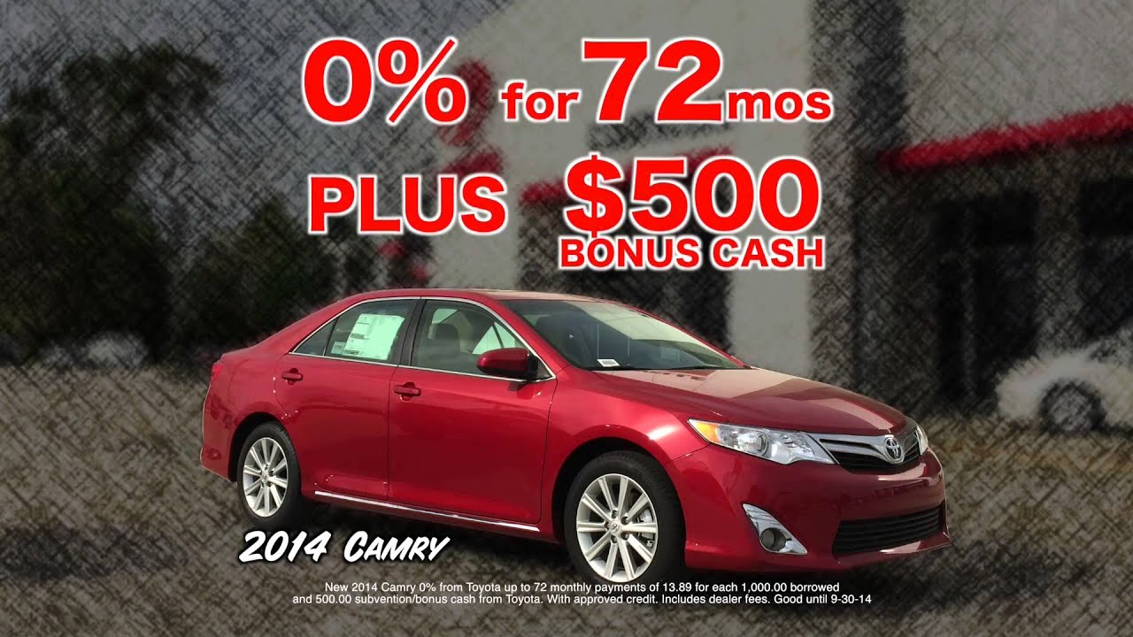 Courvelle Toyota 2014 Closeout 09 14 YouTube