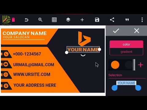 Pixellab Tutorial - Business Card Design 🔥🔥🔥