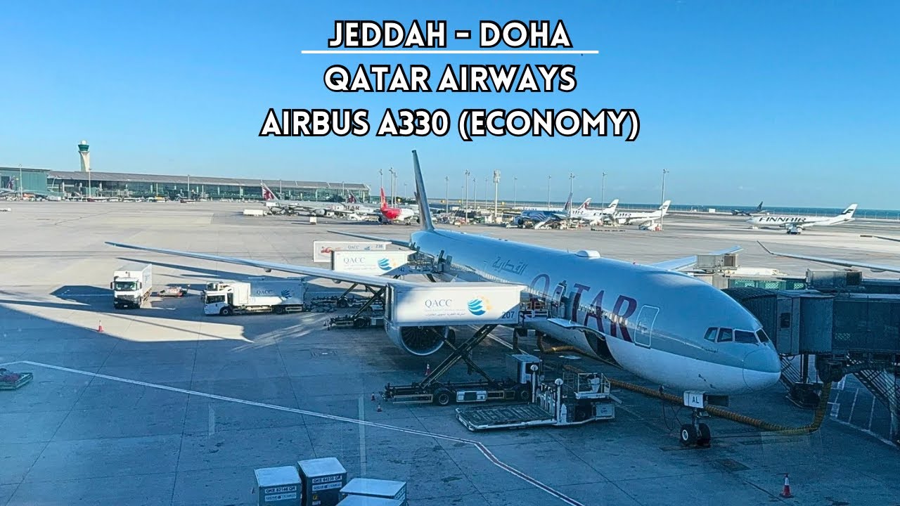 Qatar Airways Economy NIGHT Flight Review Jeddah Doha YouTube