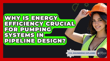 Why Is Energy Efficiency Crucial For Pumping Systems In Pipeline Design?