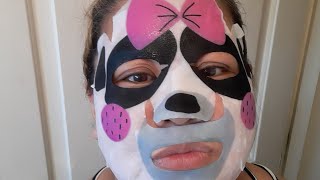 Pretty Panda Super Hydrating Sheet Mask Review!!!😜 / Sam Bakeer