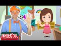 Blippi Español | La Canción de la Familia Dedo de Blippi - Canciones para niños | Videos Educativos