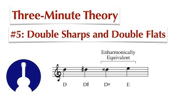 3-Minute Theory #5: Double Sharps and Double Flats • Guitar Music Theory