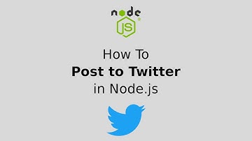 Post to Twitter in Node.js