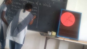 Micro teaching stimulus variation circumference of circle