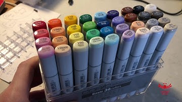 I bought my first copic set !!
