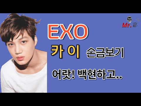 EXO 카이의 손금을 읽어보자! 오! 백현이랑..