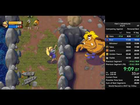 Herc's Adventures World Record [Any%] 28:50