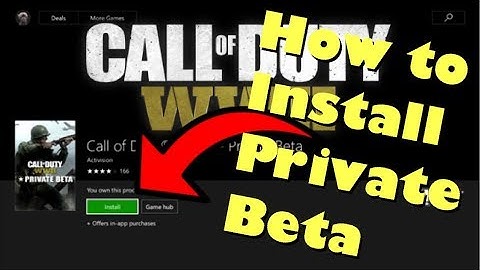 HOW TO DOWNLOAD CALL OF DUTY WW2 PRIVATE BETA  - WORLD WAR 2 PRE ORDER