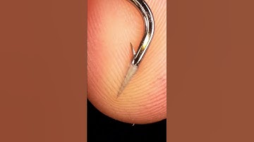 ASMR needle (fishing hook) under thumb skin CLOSE-UP ( macro - zoom in) #asmr #asmrsounds #closeup