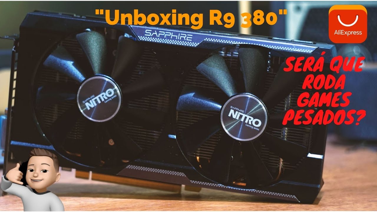 R9 380 Sapphire do ALIEXPRESS ! SERÁ QUE RODA BEM OS JOGOS EM 2022