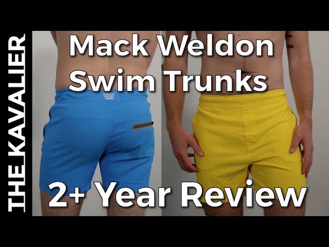 Mack Weldon Swim Trunks 2 Year Review + Haul 