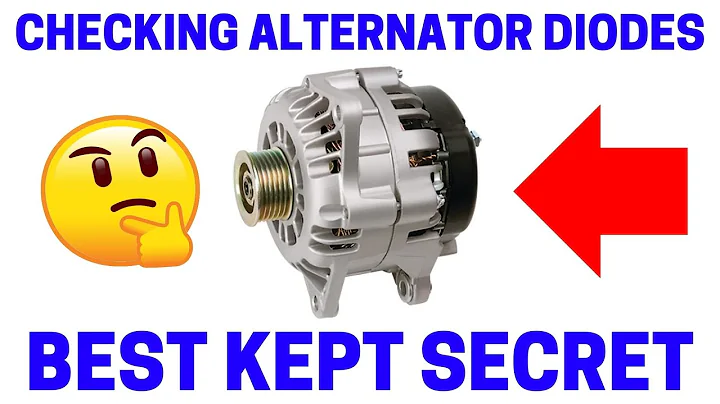How To Easily Check Alternator Diodes