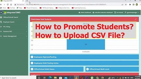 How to promote students in EMIS| How to upload CSV File #HRIS #SMIS #EMIS #emis #abdulmalikbkucian