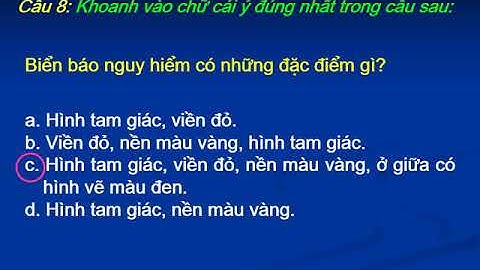 Đề 6: Rung chuông vàng tìm hiểu ATGT cấp tiểu học