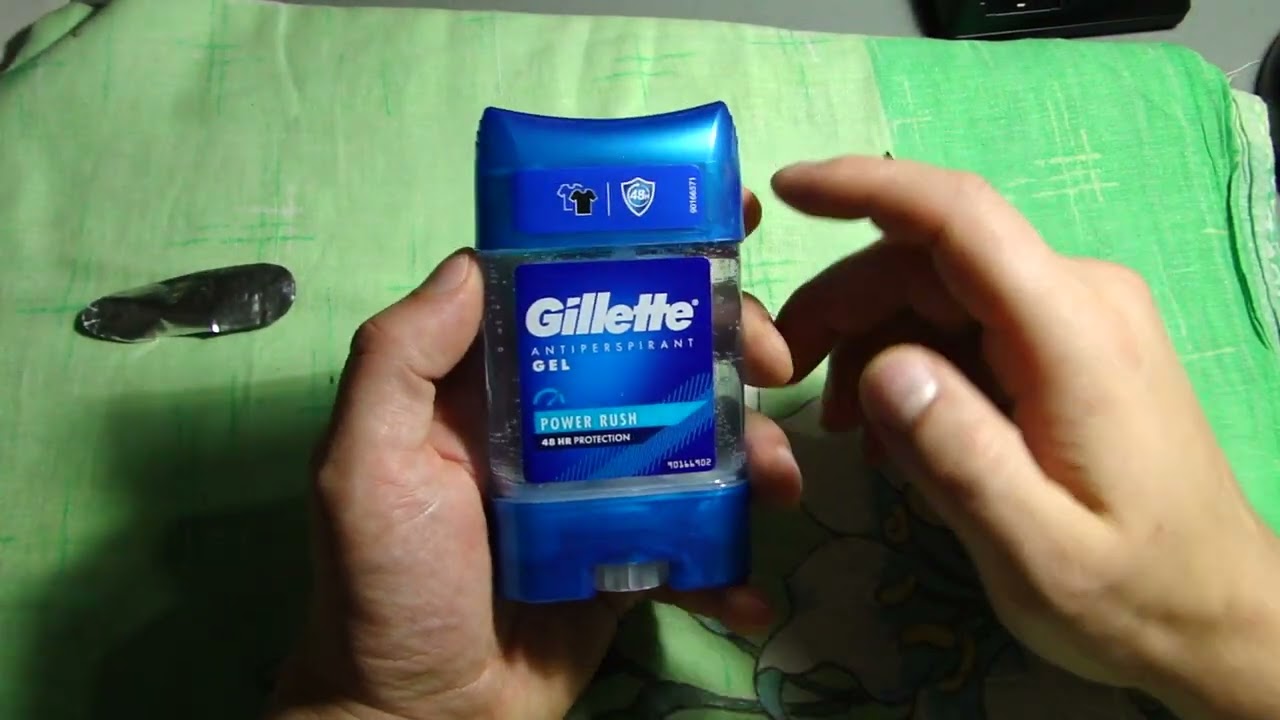 Гелевый дезодорант антиперспирант Gillette Power Rush