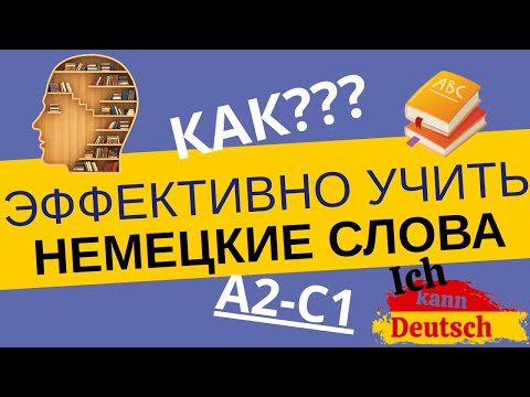 Как эффективно учить ТЫСЯЧИ немецких слов?