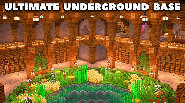 Minecraft: ULTIMATE Underground Base Tutorial (how to build 1.21)