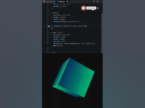 How to Create a 3D Cube 🧊 using only CSS | HTML 3D box | CSS Tricks ...